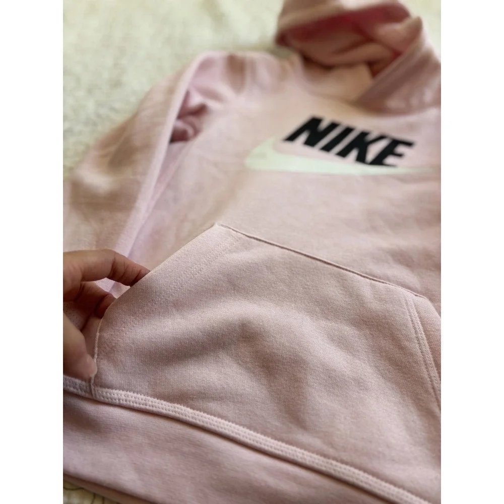 Nike Girl's Pink Hoodie Sweatshirt Size 7 #480‎ NWOT